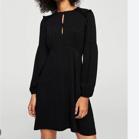 Mango Dresses & Skirts - Mango Black Long Sleeve Dress